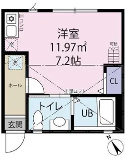 ベルビュー上大岡【1階】の間取り
