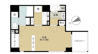 リシェ大井【6階】の間取り