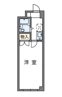 レオパレスサザンクロスプラザ【4階】の間取り