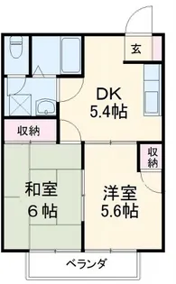 ベルドミールY【1階】の間取り