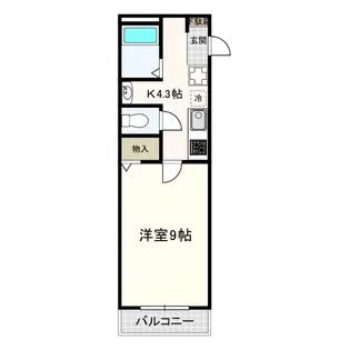 ル・レーヴ【1階】の間取り