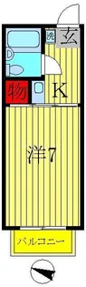 柏ハイツ【1階】の間取り