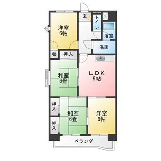 レジデンス野並【3階】の間取り