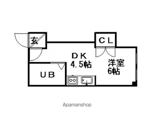 ノースヴィレッヂ【3階】の間取り