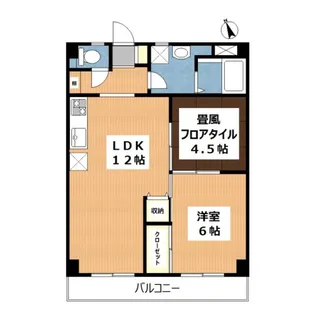 たまプラーザスカイマンション【3階】の間取り