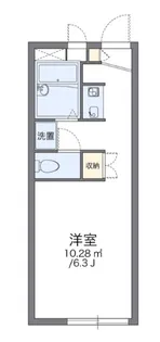 レオパレス下新倉A【1階】の間取り