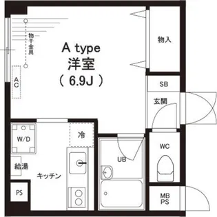 セカンドウィスタリアヒルズ【4階】の間取り
