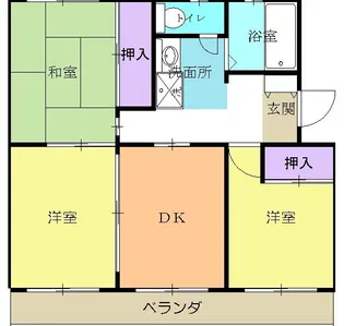 ビバレイユイ【3階】の間取り