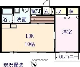 BERKELEY STREETI【1階】の間取り