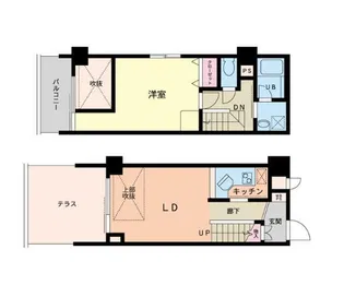テラ・チェーロ南青山【1階】の間取り