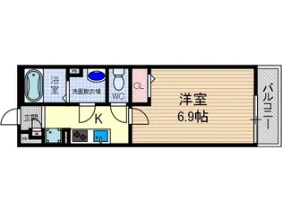 リブリ千里丘【3階】の間取り