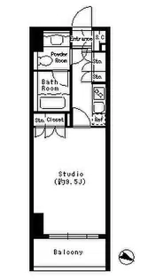 アジリア南麻布Js【3階】の間取り
