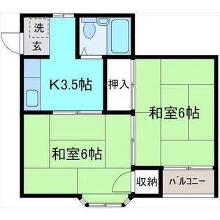 ハイツブレーメン【2階】の間取り