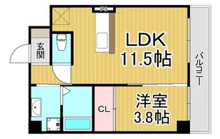 伊丹中央4丁目新築PJ【3階】の間取り