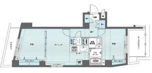 フェニックス代田橋North【8階】の間取り