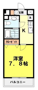 ベハークリヒ大山【2階】の間取り