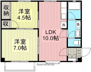ビューパレス野田【3階】の間取り