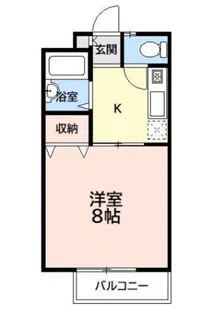 カレッタS【1階】の間取り