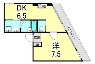 陸ビル【3階】の間取り