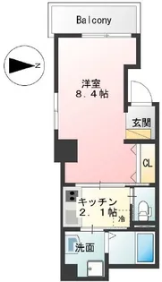 エス・ステージ西蒲田【2階】の間取り