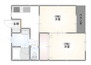 コーポカネコ【1階】の間取り