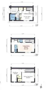 アジールデューク落合【3階】の間取り
