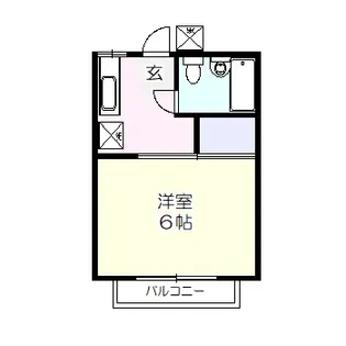 1Kの間取り画像
