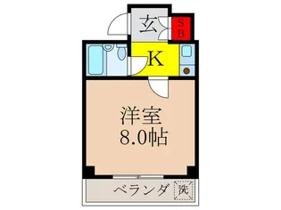 クリスタルヴィラ荒木【2階】の間取り