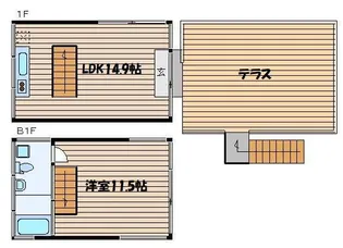 東京都練馬区下石神井6【一戸建】の間取り