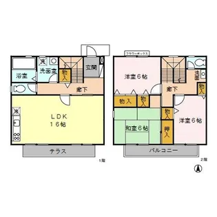 東京都八王子市椚田町【一戸建】の間取り