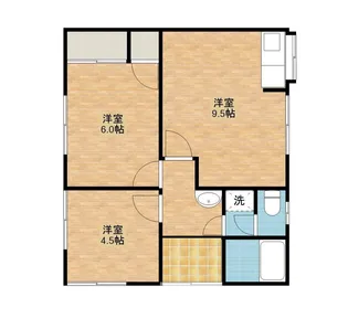 南ヶ丘ハイツ【1階】の間取り