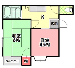 ベルフィオーレ大日【3階】の間取り