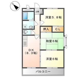 3LDKの間取り画像