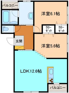 マンデリーノ【2階】の間取り