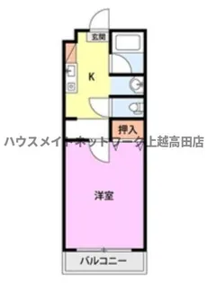ディアコート2002【1階】の間取り