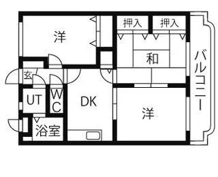 ユーミー若木【2階】の間取り