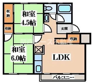 大阪府寝屋川市三井が丘1【マンション】の間取り
