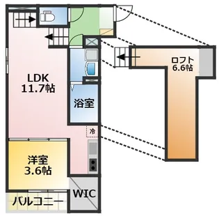 Flex Court【1階】の間取り