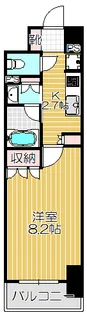 1Kの間取り画像
