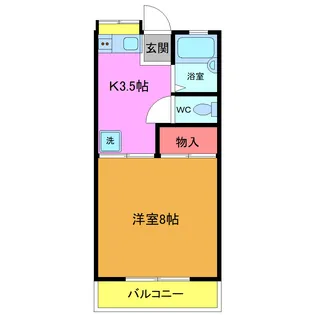 ベルハイム【1階】の間取り