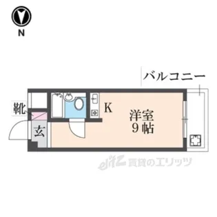 セゾン若松【4階】の間取り