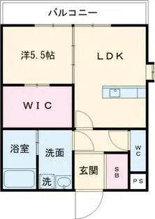 グリタハウスD【1階】の間取り