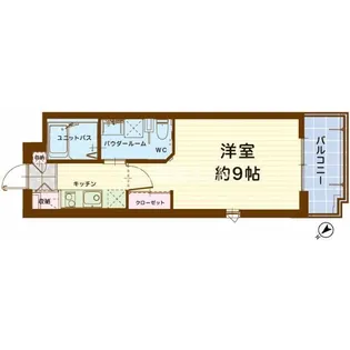 ル・パルテール【2階】の間取り