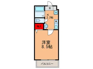 メゾンサンヒルズ【2階】の間取り