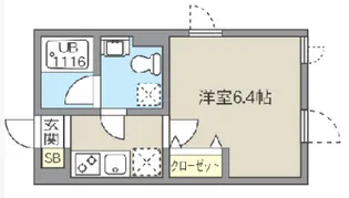 レピュア池袋本町レジデンス【3階】の間取り