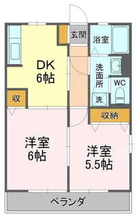 ピアチェーレ【1階】の間取り