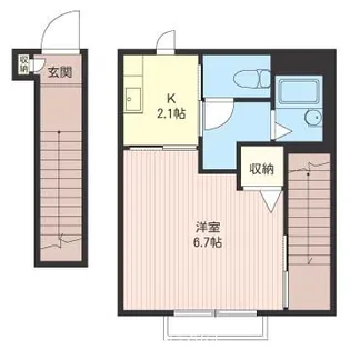 シェモアS【2階】の間取り