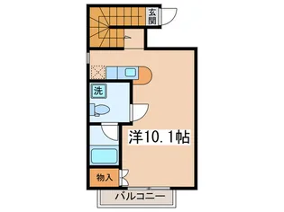 ツインコ-ト多摩川【2階】の間取り