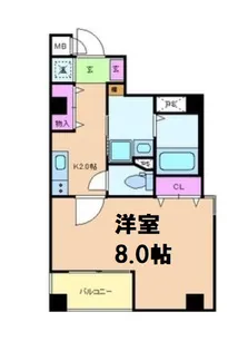 エミネンスワン【5階】の間取り
