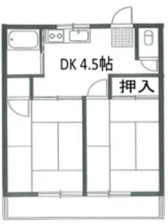 シモンハイツ【2階】の間取り